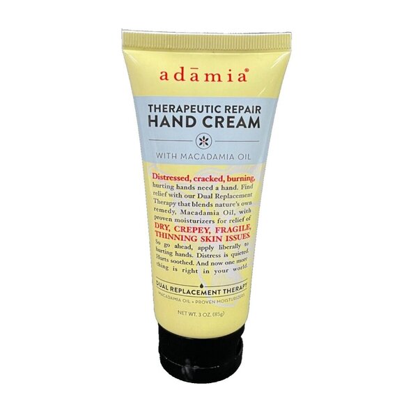 Adamia Therapeutic Repair Hand Cream Macadamia Oil 3 oz - Picture 1 of 3